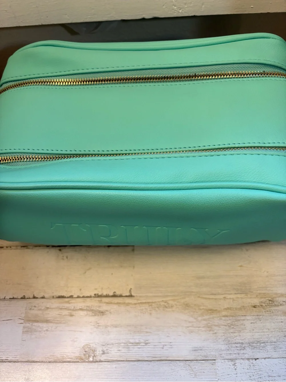 TRULY Mint Green Travel Cosmetic Pouch